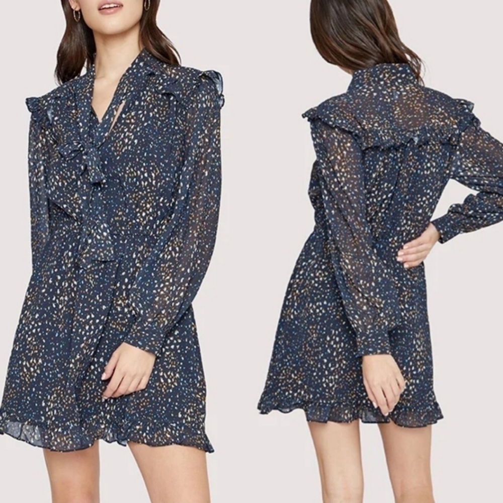 Lost + Wander Valerie Star Long Sleeve Dress